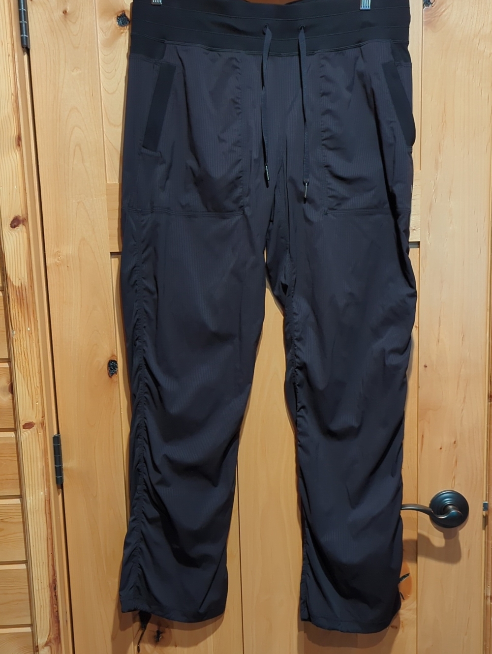 Lululemon Dance Studio Pants 32" Full Length Unlined Black Sz 12 EUC